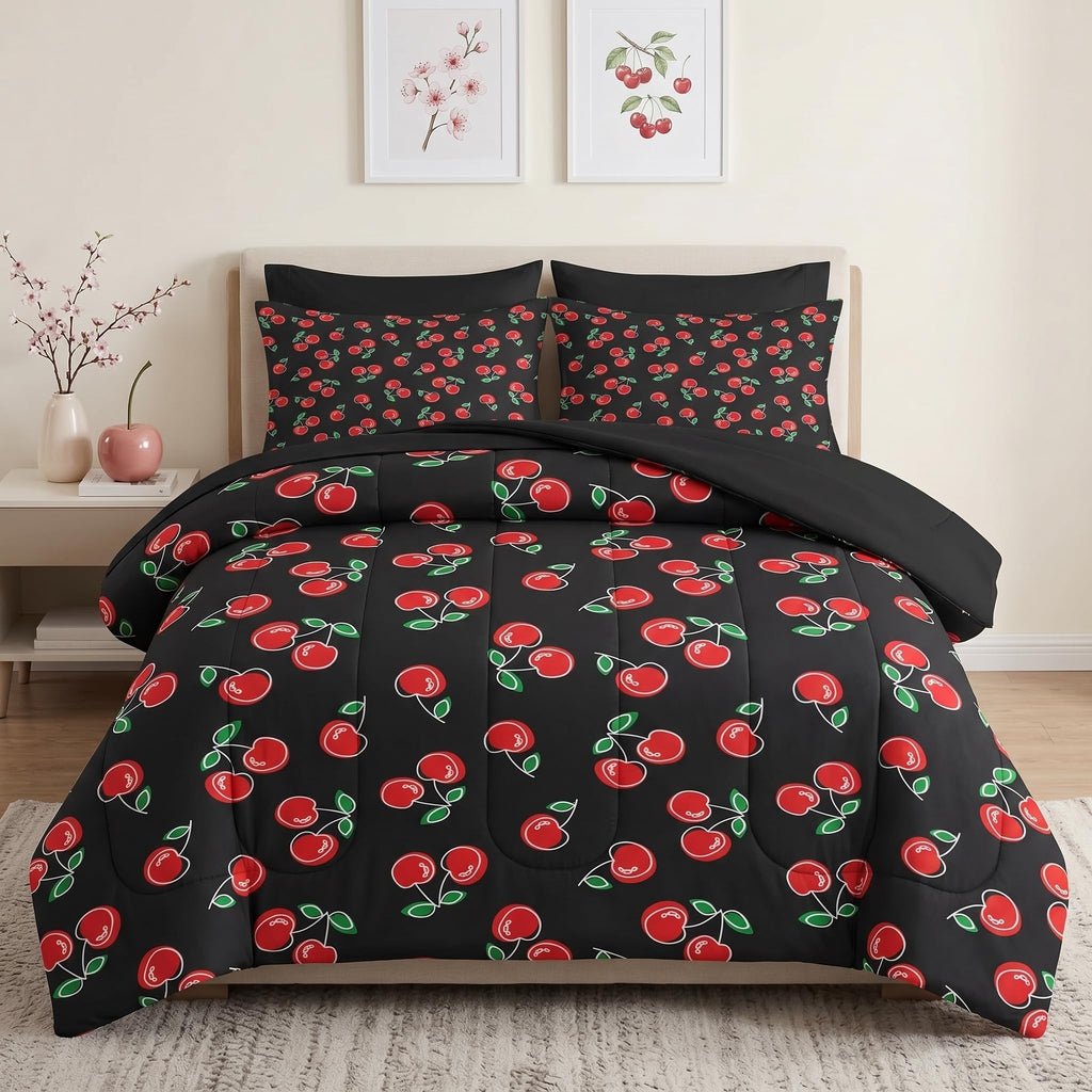 Nesker Twin Comforter Set for Boys, 5 Pieces Dinosaur Bedding for Kids