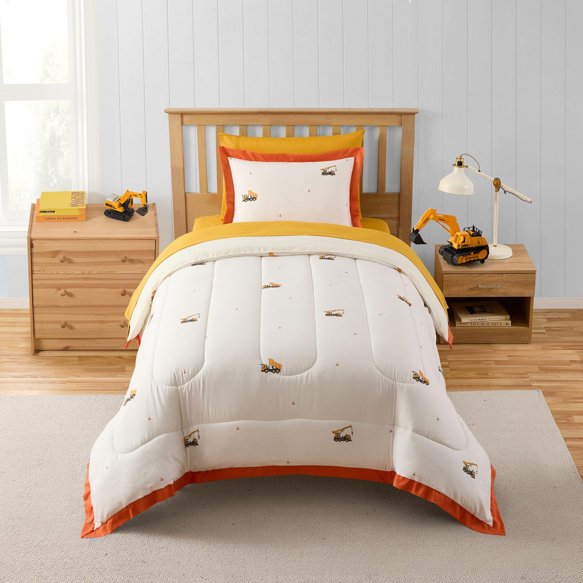 Kids Bedding Set Bed in a Bag for Boys and Girls Toddlers Printed Sheet Set and Comforter, Twin, Fairytale Princess