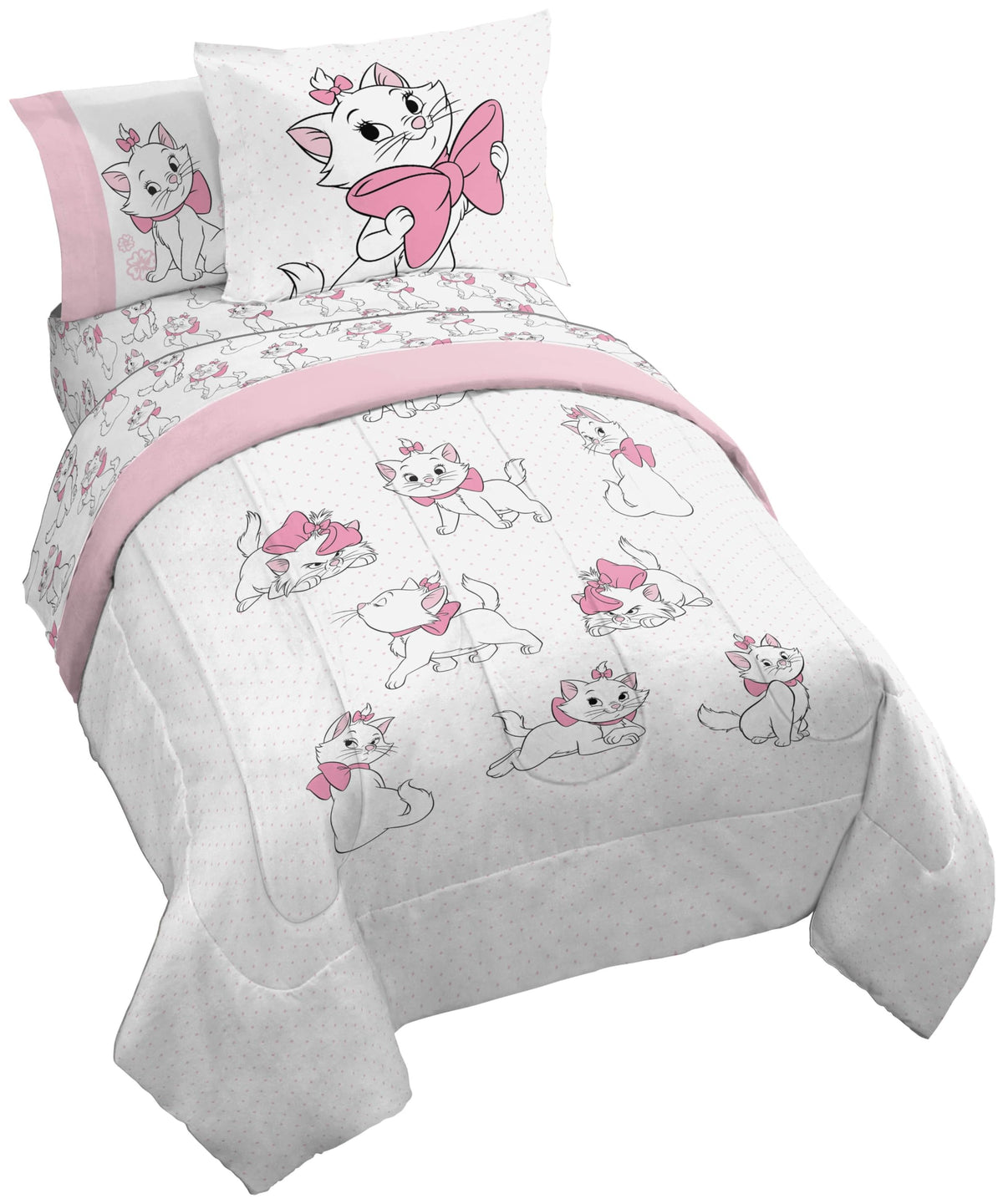 Bluey Bingo Twin Comforter Set 5 Piece Kids Bedding for Girls, Multi