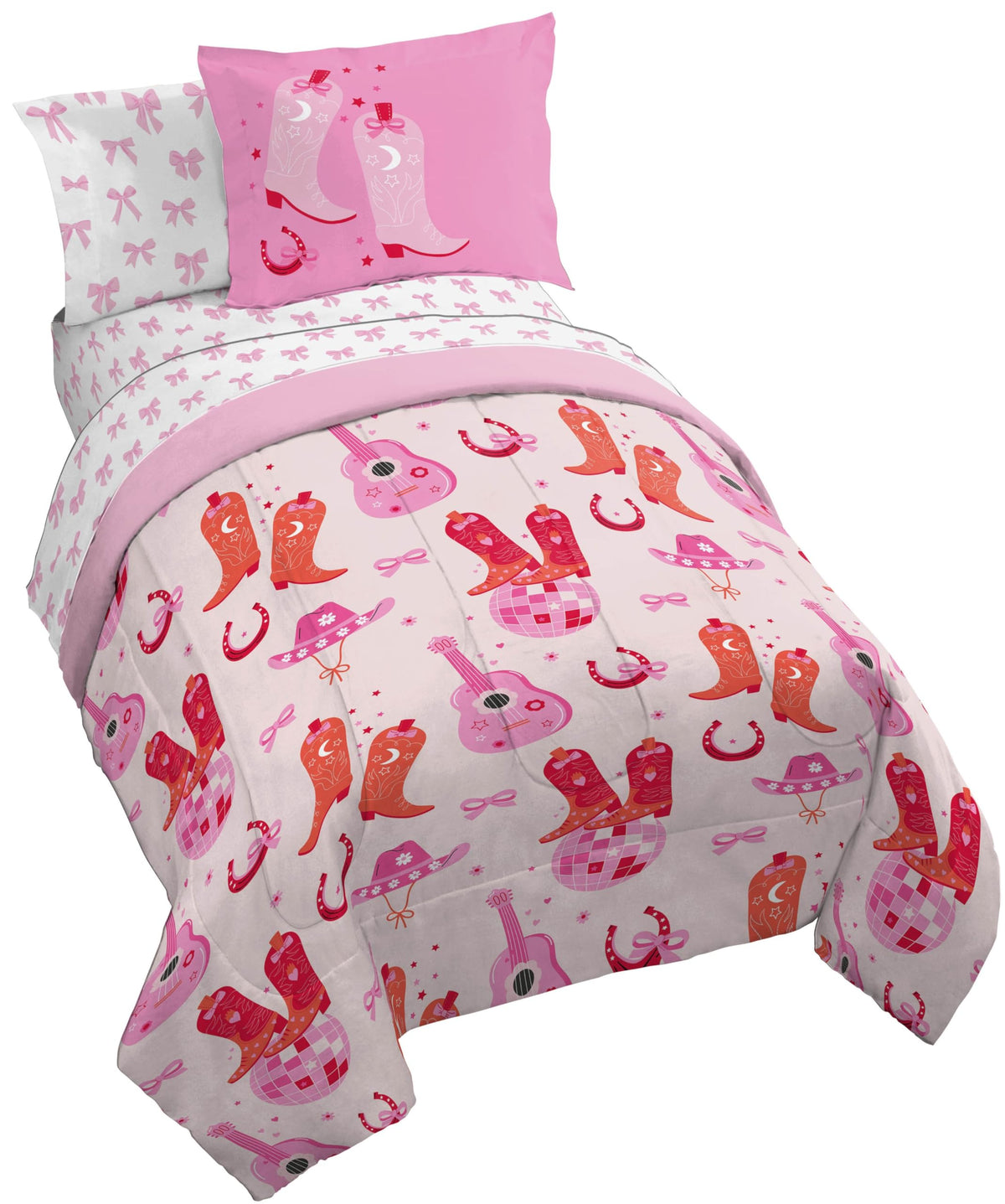 Disney Lilo & Stitch Twin Comforter Set, 5 Pc Bed in a Bag, Reversible