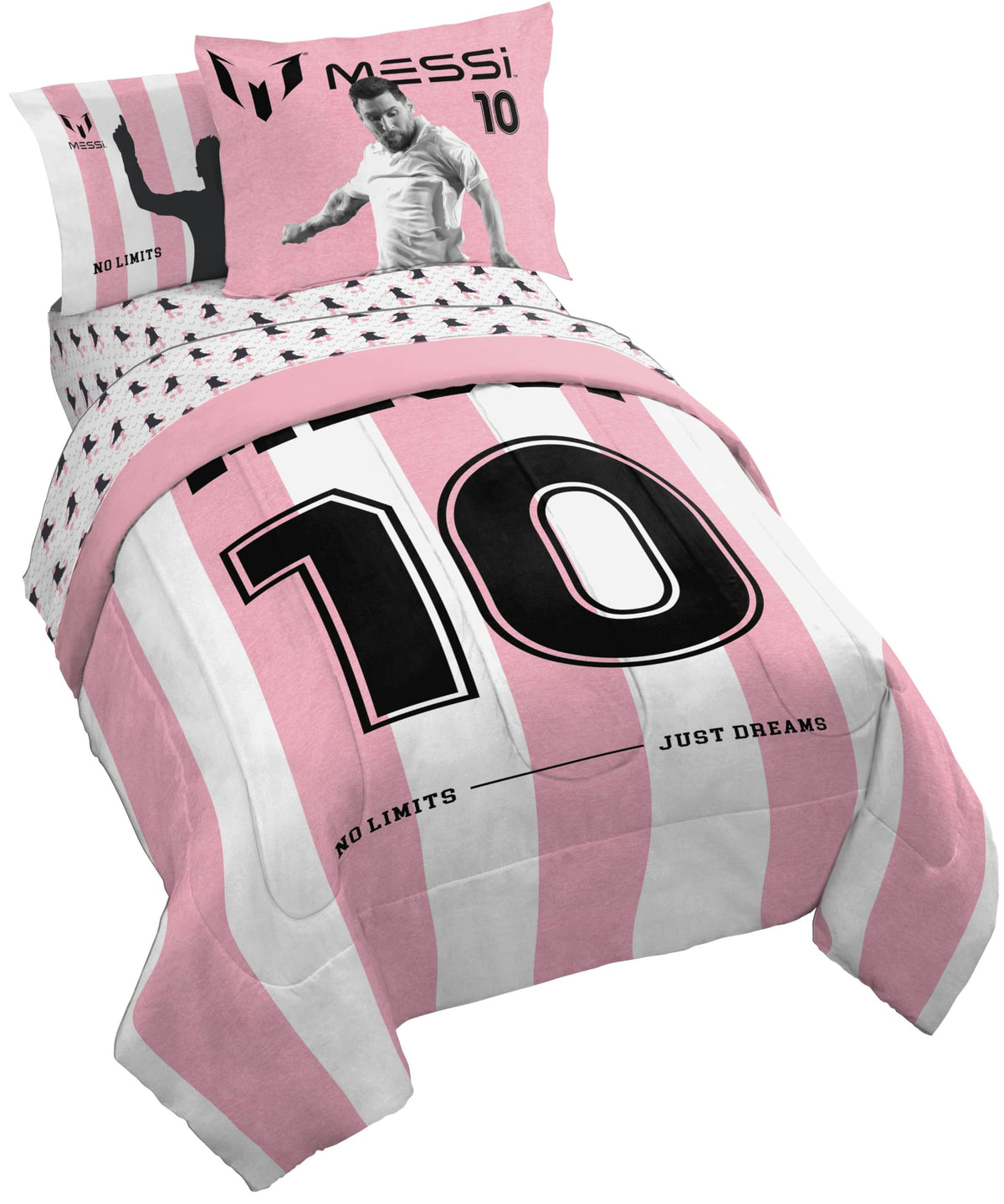 Jay Franco Kids Comforter Set Includes Sheets and Pillow Covers - Soft and Cozy Bed Set for Stylish Room Decor, Official Licensed Bedding, Grey - Toy Story, 7 Piece Full