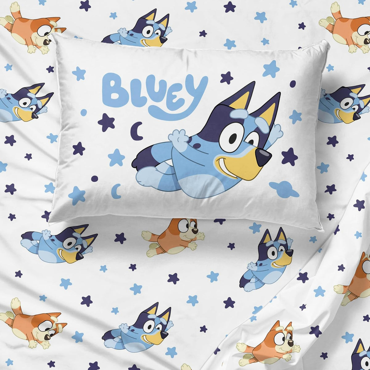 Bluey Bingo Twin Comforter Set 5 Piece Kids Bedding for Girls, Multi