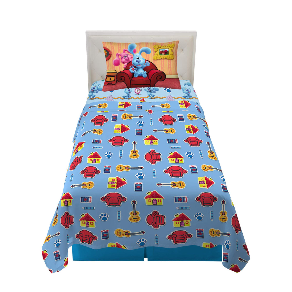 Paw Patrol Girls Kids Bedding Super Soft Microfiber Sheet Set, Twin, (Official) Nickelodeon Product By Franco