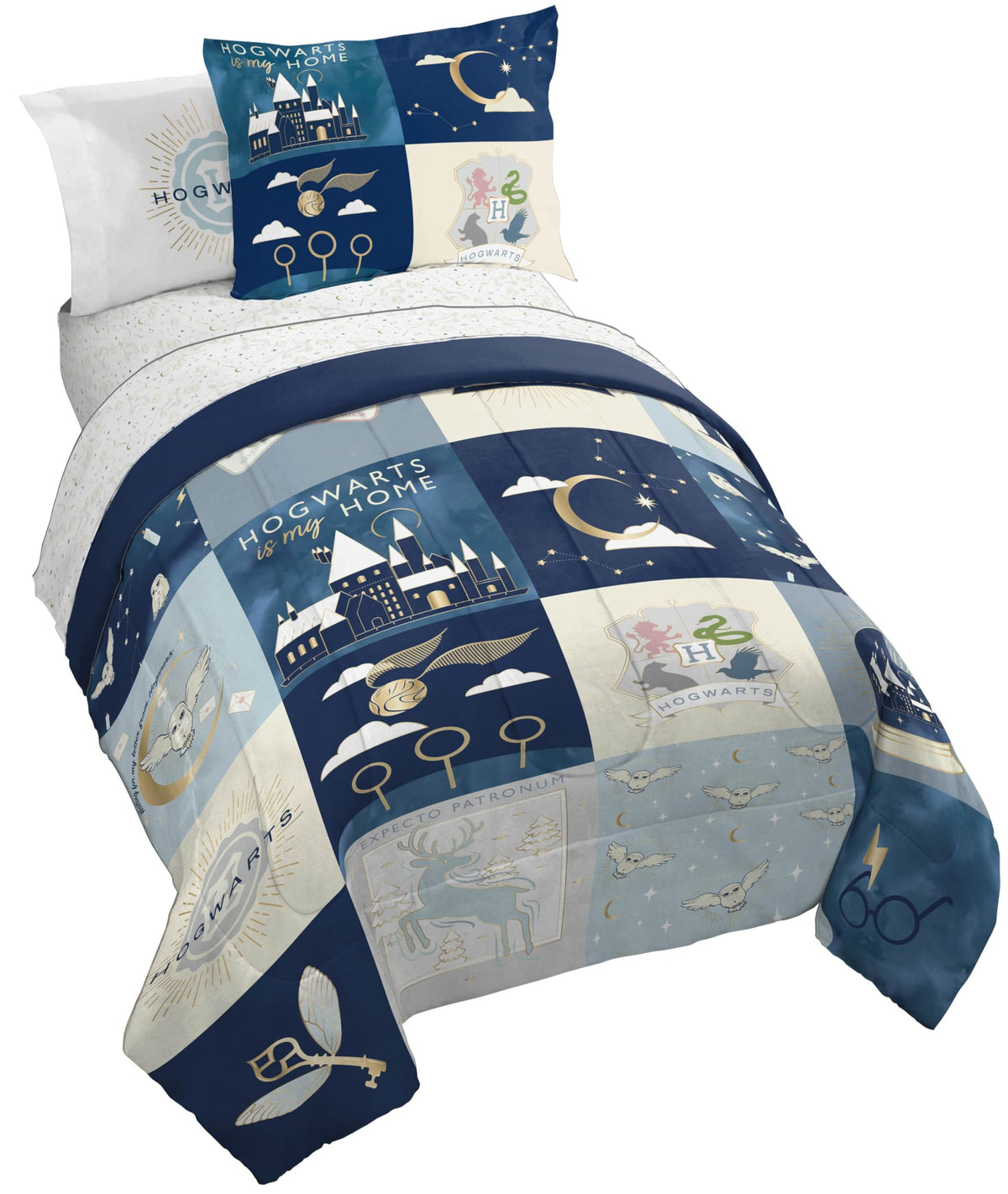 Disney Lilo and Stitch Full Size Comforter Set 7 Piece Bedding, Multi