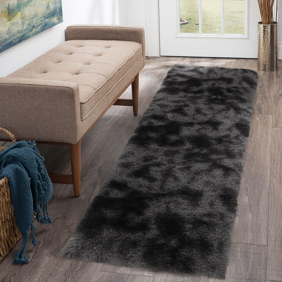 CAROMIO Shag Fluffy Area Rug Modern Indoor Plush Rug 8' x 10'