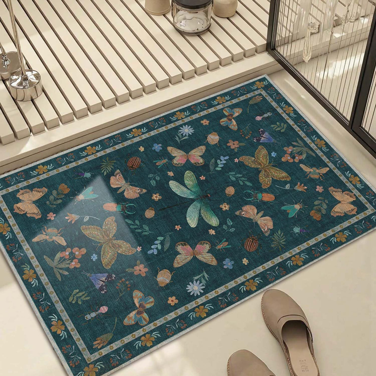 Rugxara Grey 5x7 Area Rugs for Bedroom & Living Room