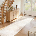 Area Rugs 5x7 Living Room: Washable Rug Modern Abstract Large Rug Soft Non Slip Neutral Rugs Stain Resistant Indoor Carpet for Bedroom Kitchen Dining Room Table Nursery Home Office Rugs(Beige,5'x7')