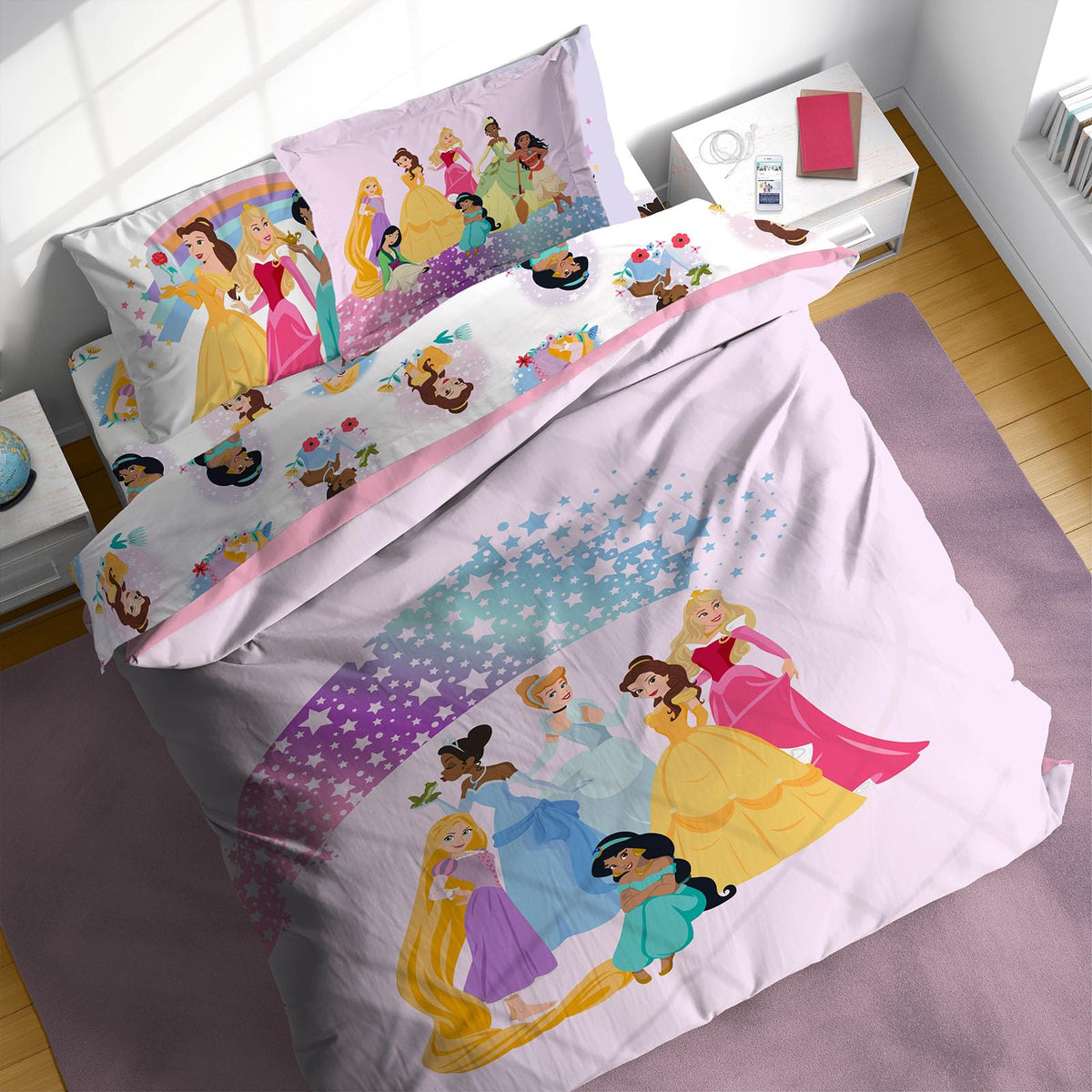 Sunny Side Up Bluey & Friends Full Comforter Set - 7 Piece Kids Bedding Includes Comforter, Sheets & Pillow Cover - Super Soft Microfiber Bed Set