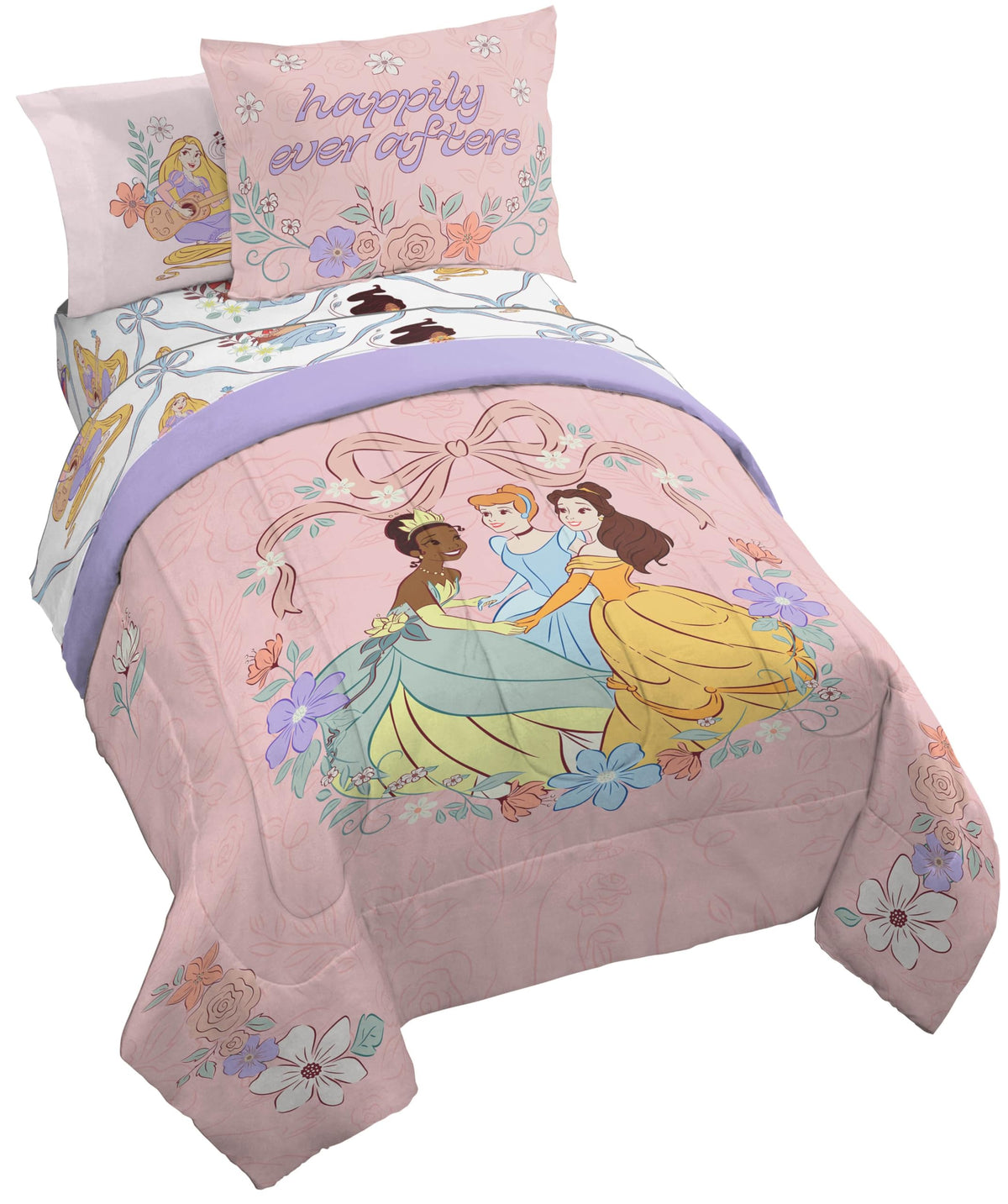 Bluey Bingo Twin Comforter Set 5 Piece Kids Bedding for Girls, Multi