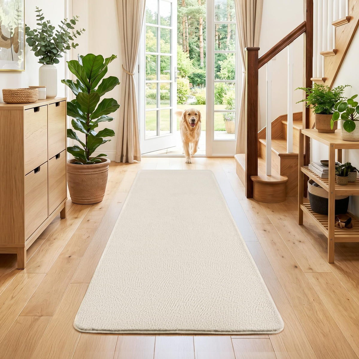 4x6 Black Area Rugs for Living Room, Non-Shedding Memory Foam Carpet