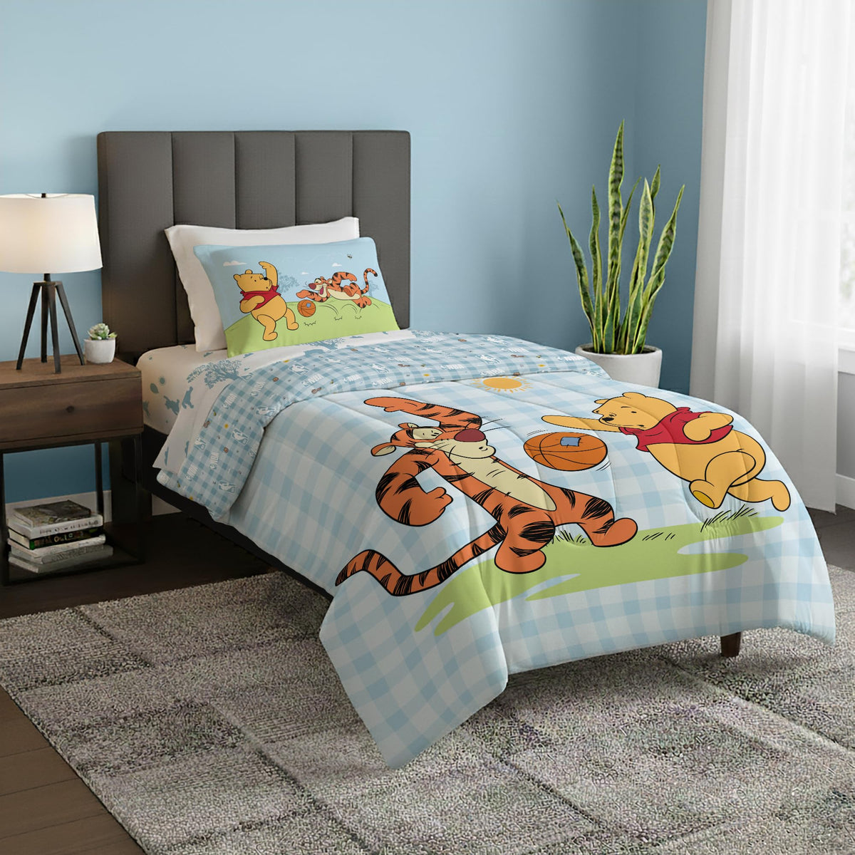 Northwest Disney Pixar Story Twin Comforter Set, Reversible Buzz Lightyear & Woody Design, Ultra Soft Fade Resistant Microfiber Kids Bedding Set, Officially Licensed