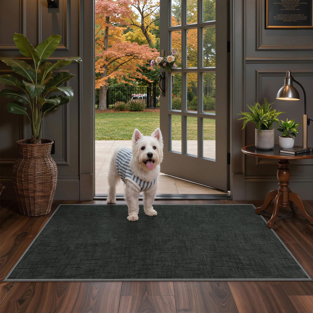 Valenrug Beige 8x10 Area Rugs for Living Room, Large Washable Rug Non Slip