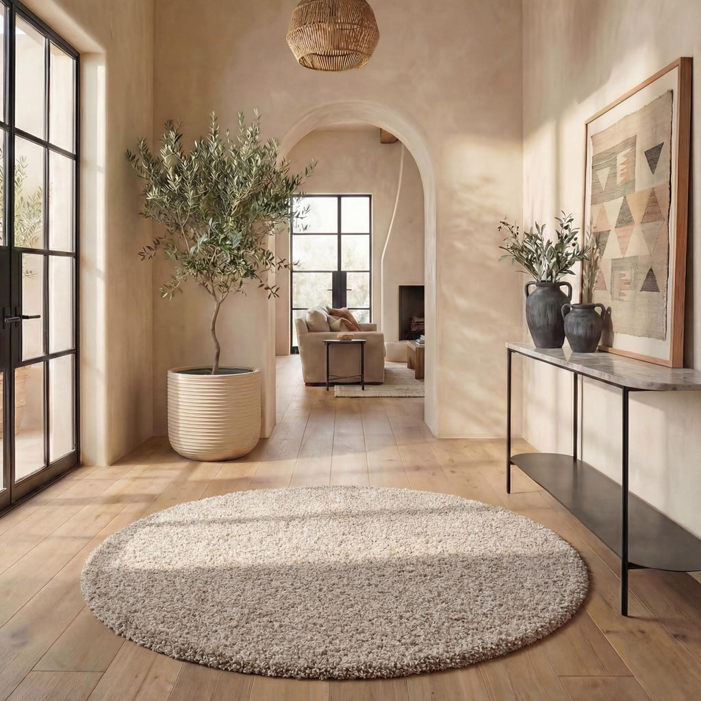 SAFAVIEH Area Rug 4x6 - California Shag Collection - Ivory, Non-Shedding & Easy to Clean, Ultra Plush Thick Pile, Ideal for Living Room, Bedroom, Dining Space (SG151-1212)
