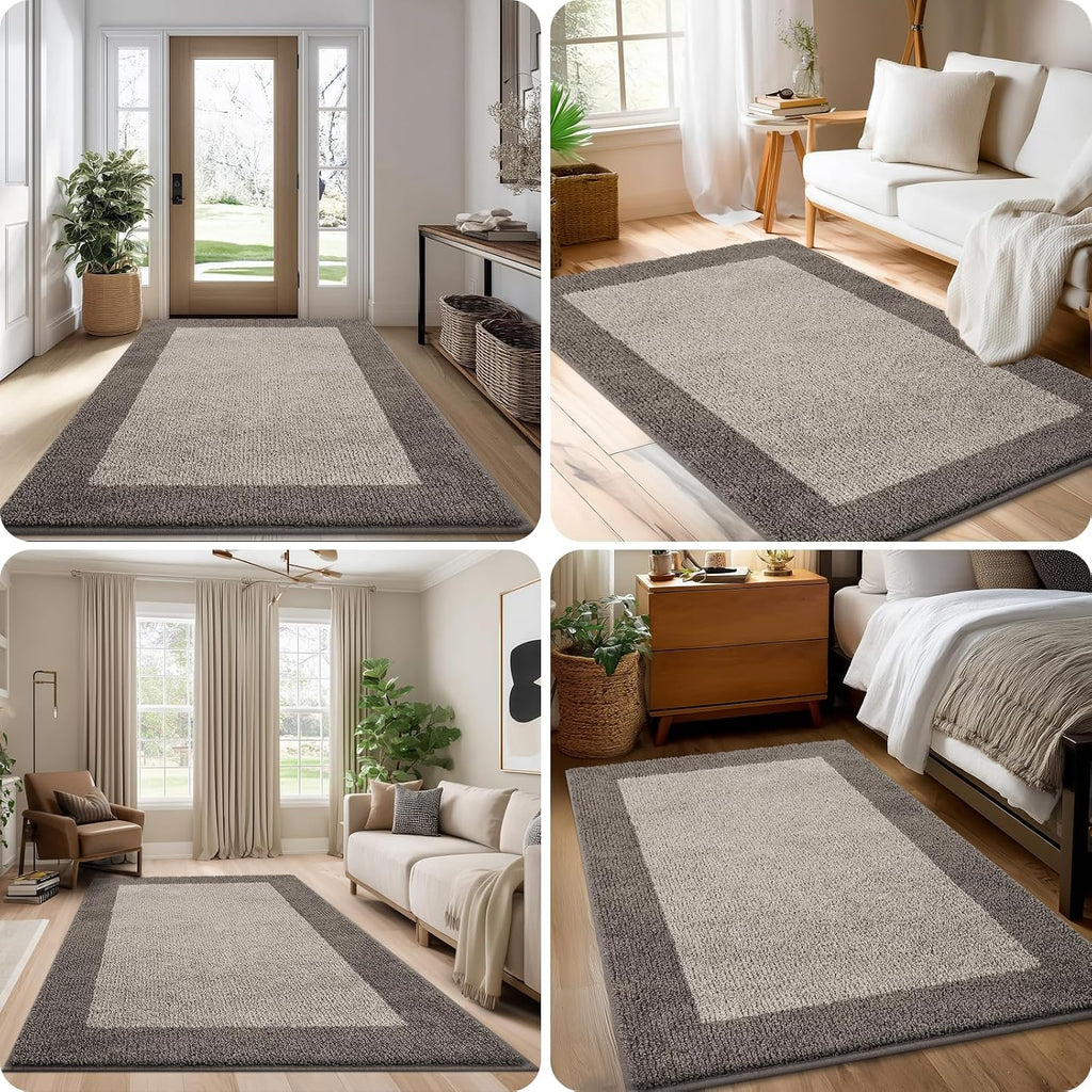 Area Rug 48" x 72", Kitchen Rug for Floor, Bedroom, Roll Packing