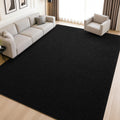 Foxmas 4x6 Dark Grey Modern Minimalist Area Rugs