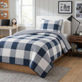Soul & Lane - Dinosaur Quilt Set, Kids Dino Bedding, Twin with 1 Sham