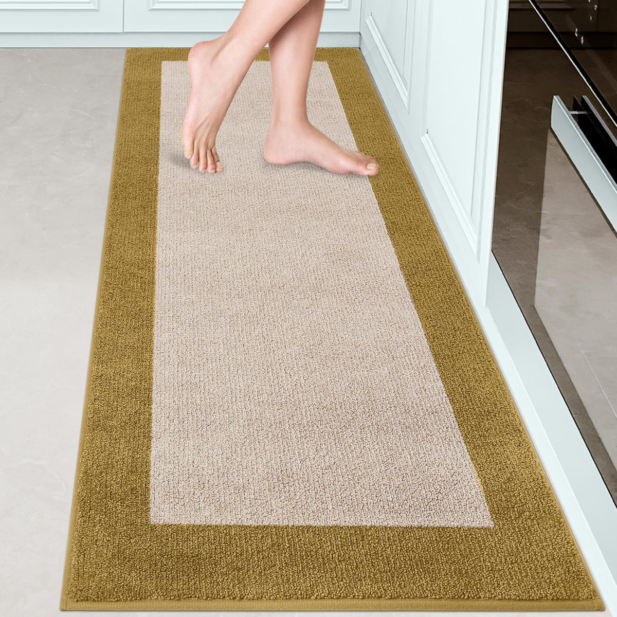 Area Rug 48" x 72", Kitchen Rug for Floor, Bedroom, Roll Packing