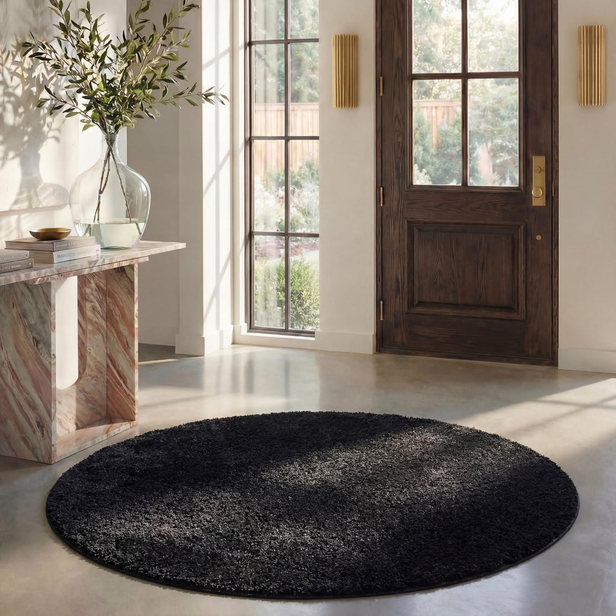 SAFAVIEH Area Rug 4x6 - California Shag Collection - Ivory, Non-Shedding & Easy to Clean, Ultra Plush Thick Pile, Ideal for Living Room, Bedroom, Dining Space (SG151-1212)