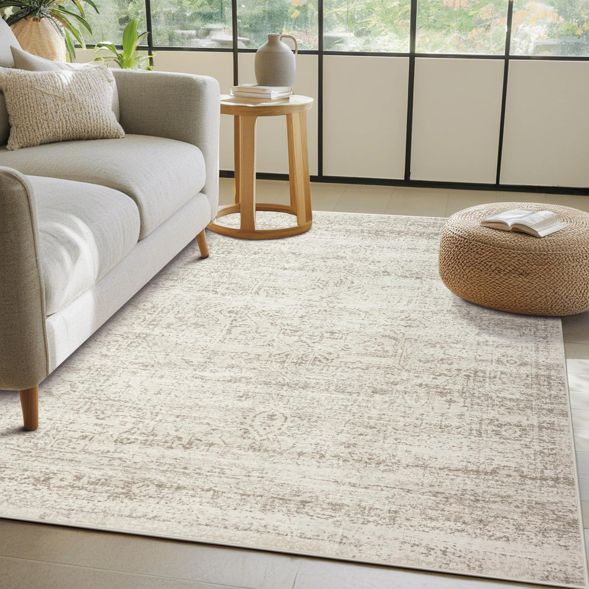 Washable Rugs 8x10 Area Rugs for Living Room,Bedroom,Dining Room Carpet