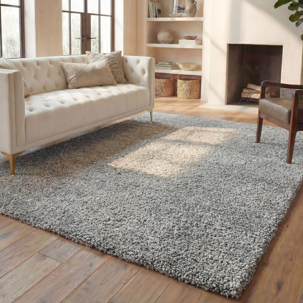 SAFAVIEH Area Rug 4x6 - California Shag Collection - Ivory, Non-Shedding & Easy to Clean, Ultra Plush Thick Pile, Ideal for Living Room, Bedroom, Dining Space (SG151-1212)