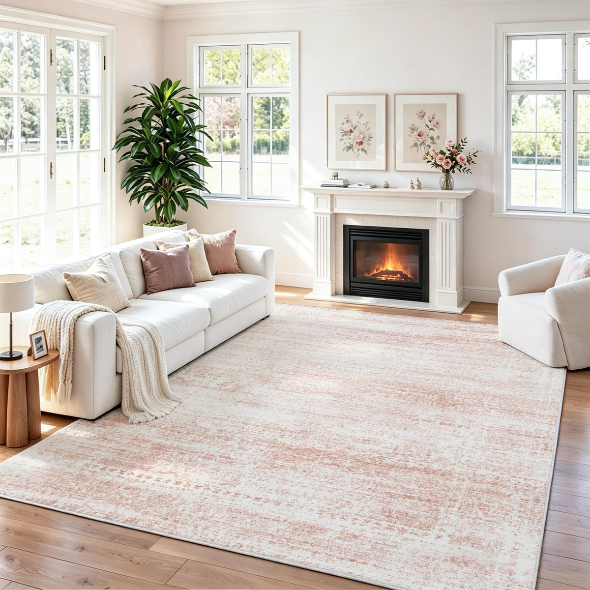 Washable Rugs 8x10 Area Rugs for Living Room,Bedroom,Dining Room Carpet