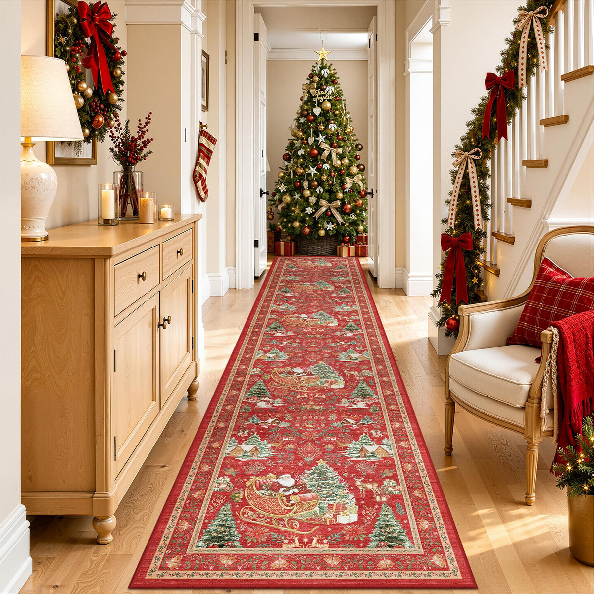 4x6 Area Rugs for Living Room, Non Slip Rugs for Bedroom, Beige