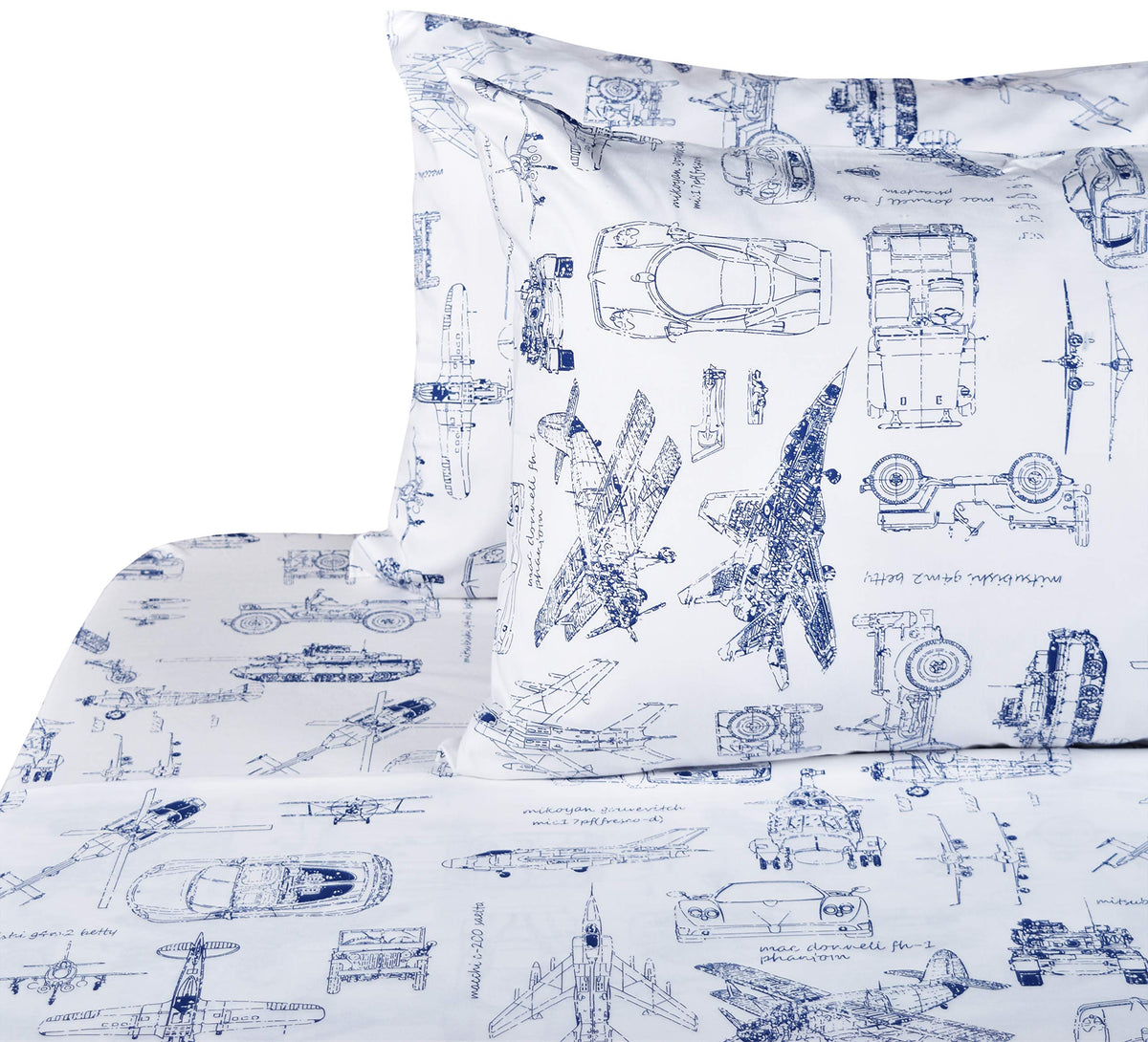 J-pinno Dinosaur Construction Work Digger Cars Vehicle Cute Cozy Fun Full Sheet Set for Kids Girls Children 100% Cotton Flat Sheet + Fitted Sheet + Piillowcase Bedding Set (Dinosaur, Full)