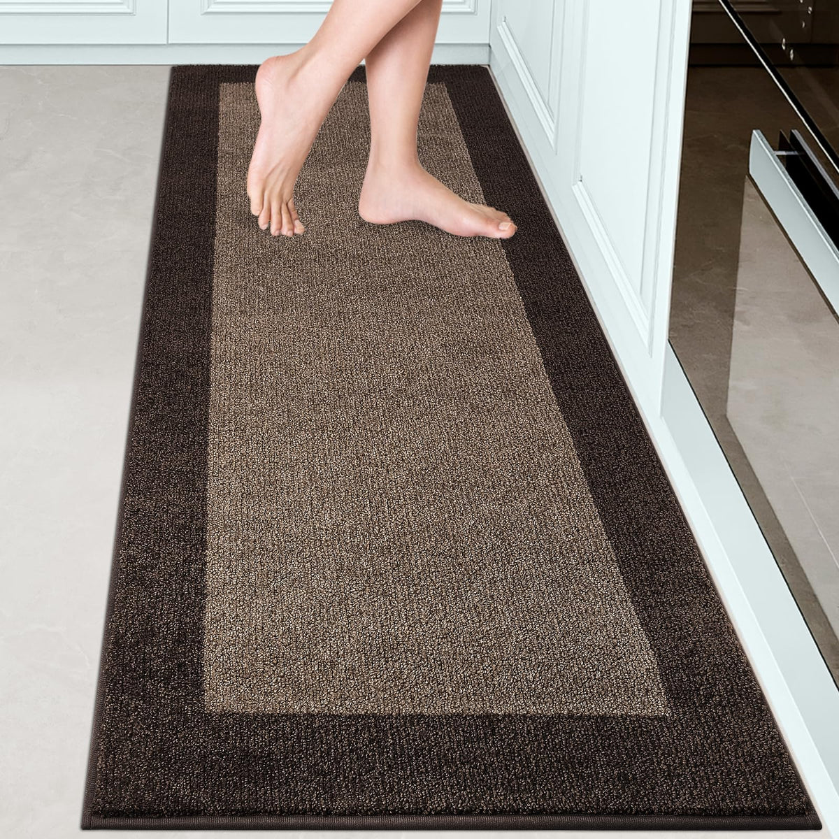 Area Rug 48" x 72", Kitchen Rug for Floor, Bedroom, Roll Packing