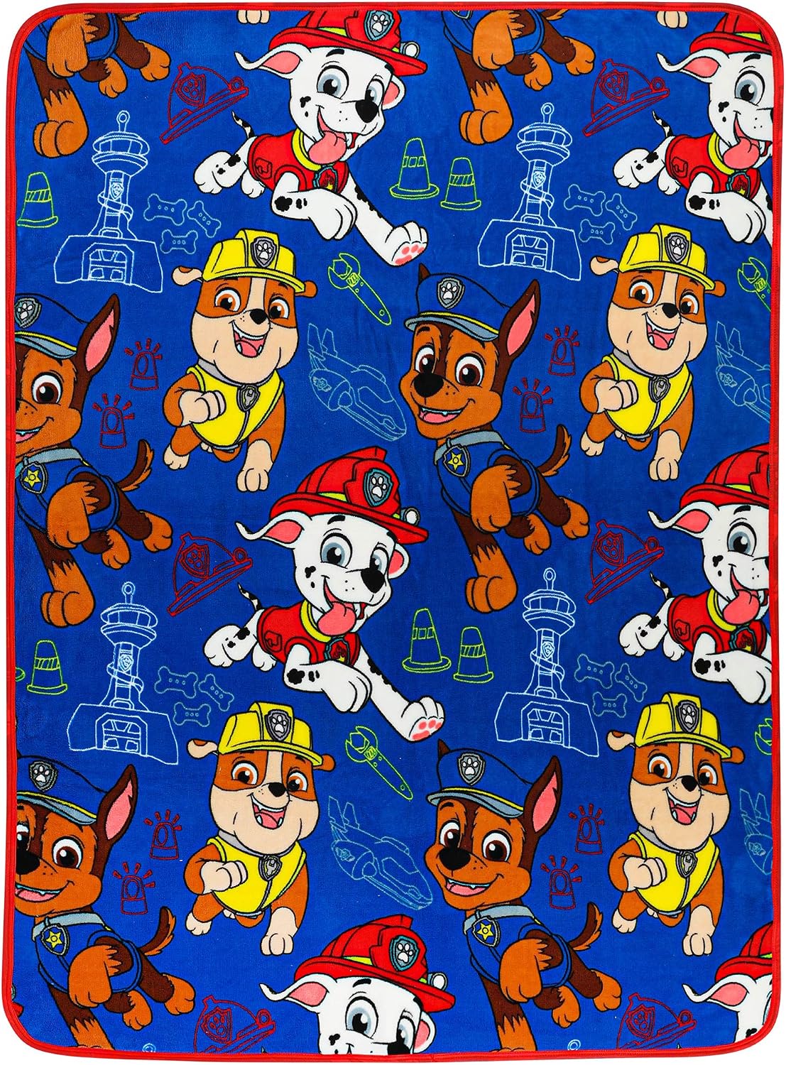 Franco Kids Bedding Super Soft Plush Throw Blanket, 46 in x 60 in, Paw Patrol