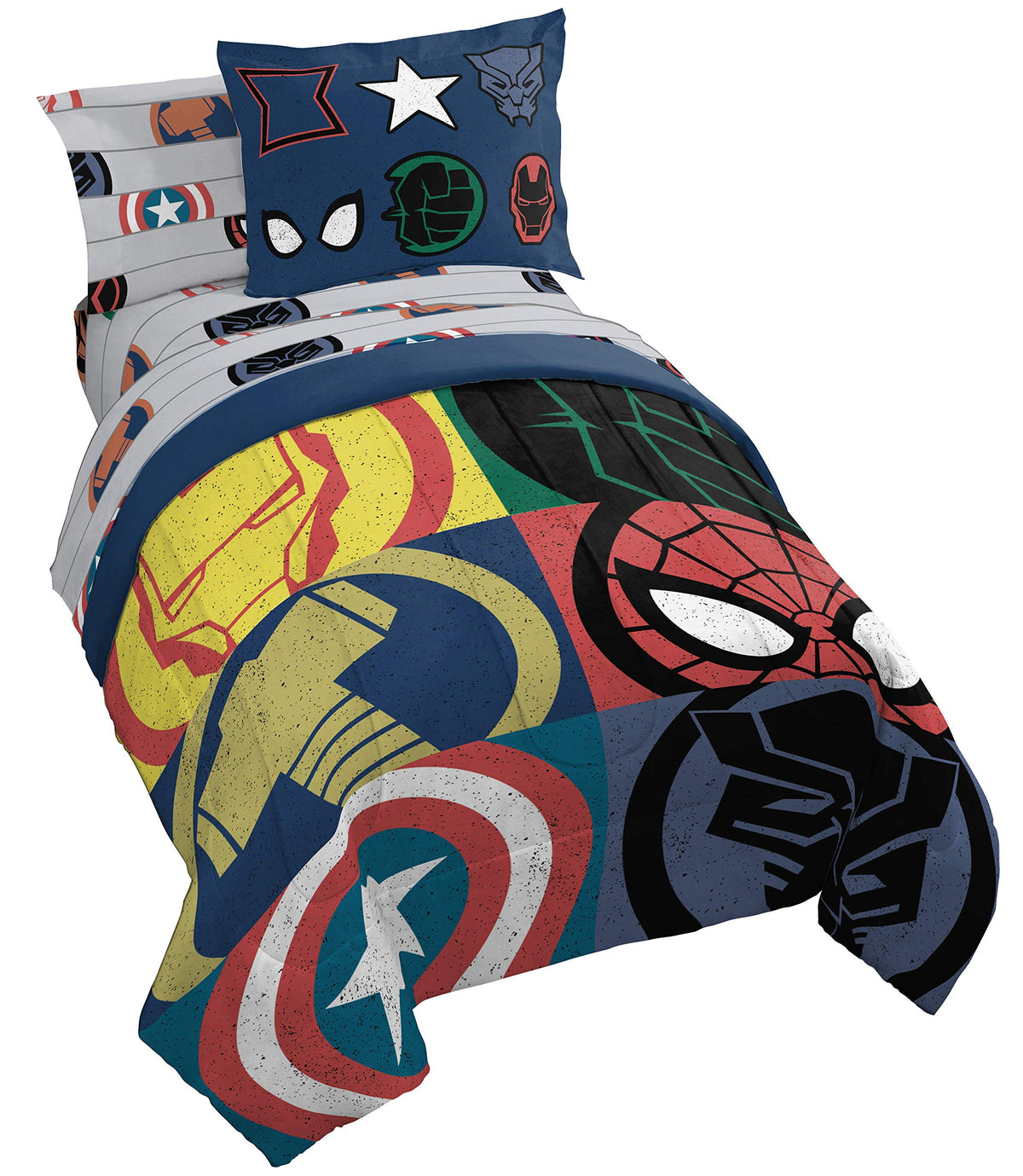 Bluey Bingo Twin Comforter Set 5 Piece Kids Bedding for Girls, Multi