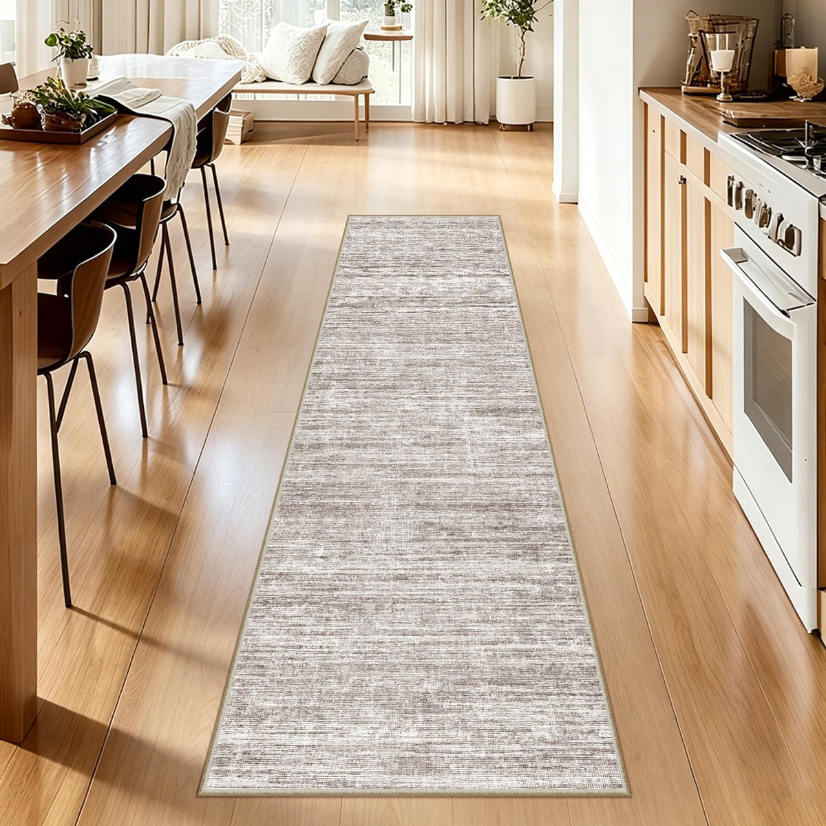 5x7 Area Rugs - Ultra-Thin Washble Rugs,Non-Slip Low Pile Abstract Print Rugs for Living Room,Home Office Decor,Stain Resistant Machine Washable Area Rug