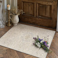 8x10 Beige Area Rug Vintage Carpet