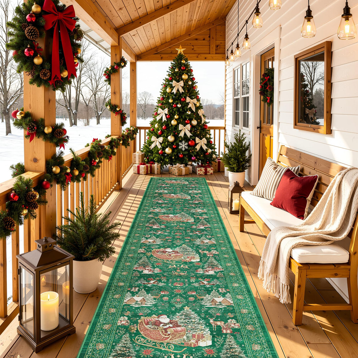 4x6 Area Rugs for Living Room, Non Slip Rugs for Bedroom, Beige