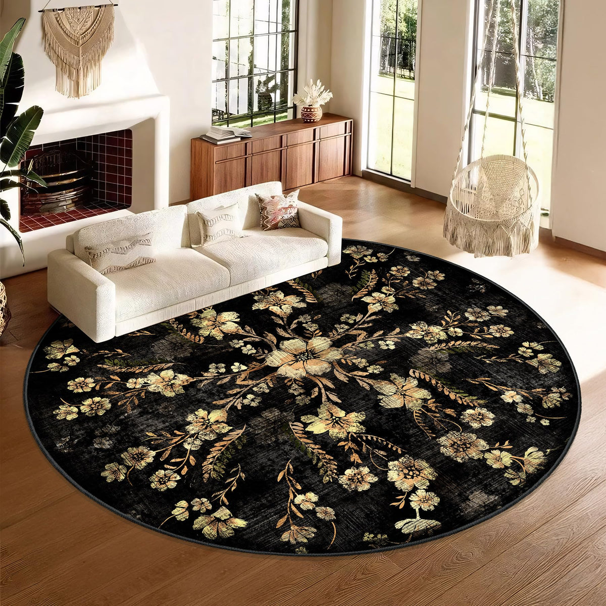 Beige Rug 3x5 Washable Area Rugs for Bedroom Living Room Kitchen Entryway Bedside,Small Modern Marble Abstract Non Slip Carpet