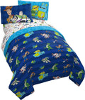 Disney Toy Story Woody Full Size Comforter Set 5 Piece Kids Bedding, Blue