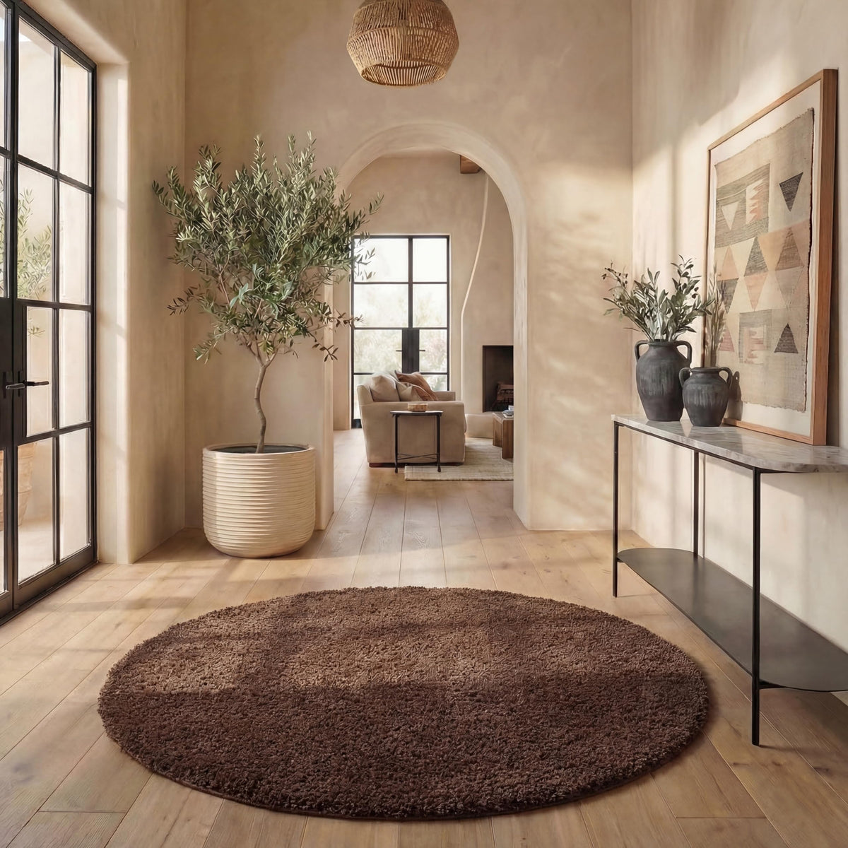 SAFAVIEH Area Rug 4x6 - California Shag Collection - Ivory, Non-Shedding & Easy to Clean, Ultra Plush Thick Pile, Ideal for Living Room, Bedroom, Dining Space (SG151-1212)