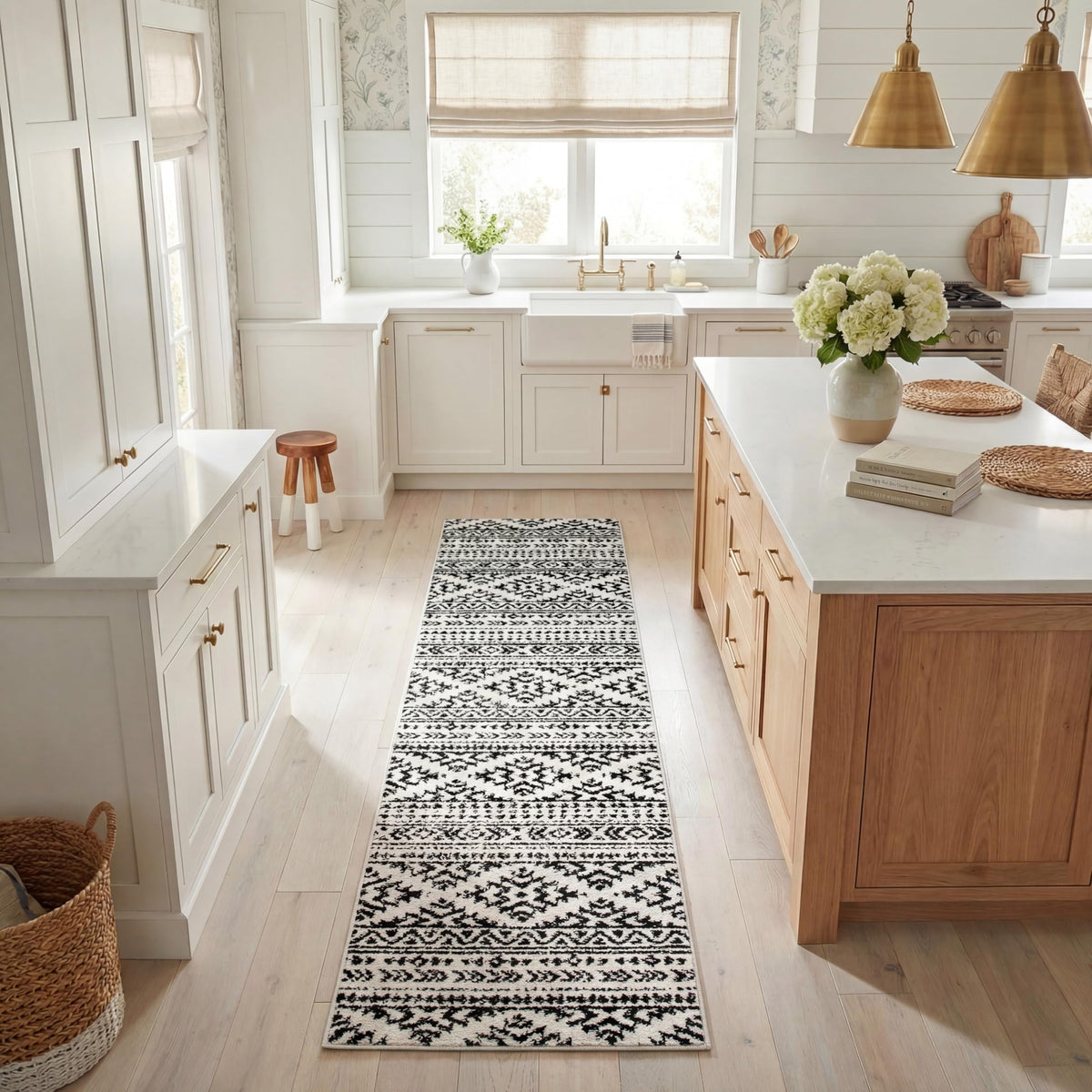 SAFAVIEH Tulum Area Rug 8x10, Large Ivory & Grey TUL272A