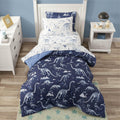 PPOLCA Twin Dinosaur Kids Bedding Set for Boys, 2 Pieces Twin Dinosaur Kids Comforter Sets for Boys, Super Soft Lightweight for All Seasons, Includes 1 Comforter (66"x86") and 1 Pillowcase(20"x26"+2")
