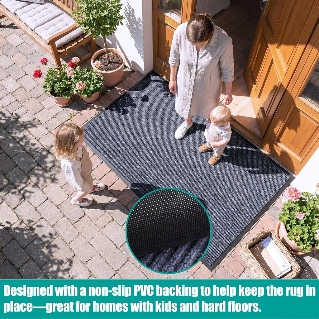 ITINA Long Door Mat, 3 x 16 ft Hallway Runner, Commercial Floor Mats