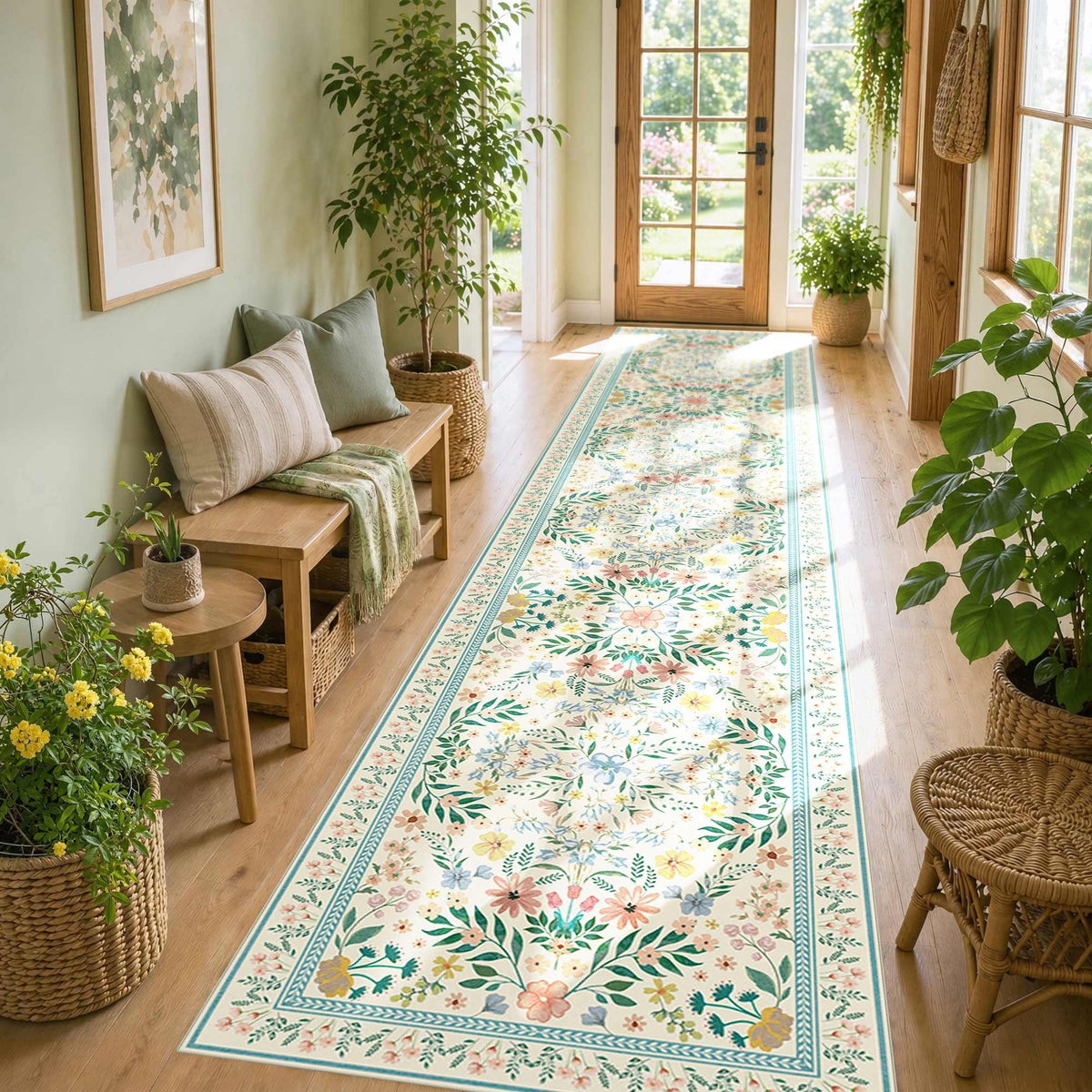 Rugxara Grey 5x7 Area Rugs for Bedroom & Living Room