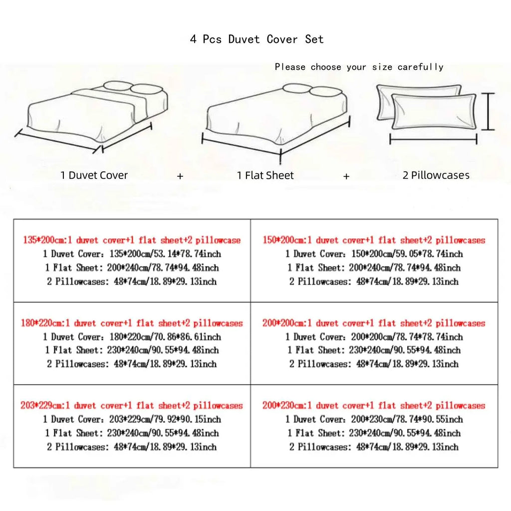 Cartoon Pattern Bedding Set, Bedding Sheets, 1 Count Bedspread & 1 Count Flat Sheet & Pillowcase without Filler, Soft Comfortable Flower Printed Bedding Set for Home Bedroom, Bedsheet Sets, Floral Bedding Set, Cute Sheets