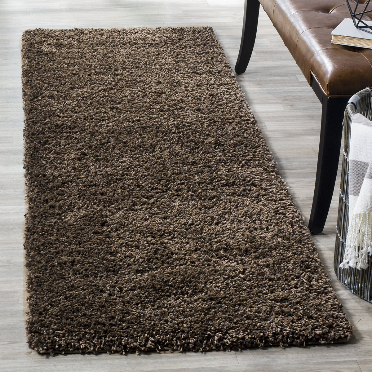 SAFAVIEH Area Rug 4x6 - California Shag Collection - Ivory, Non-Shedding & Easy to Clean, Ultra Plush Thick Pile, Ideal for Living Room, Bedroom, Dining Space (SG151-1212)