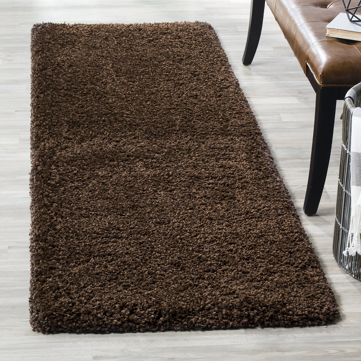 SAFAVIEH Area Rug 4x6 - California Shag Collection - Ivory, Non-Shedding & Easy to Clean, Ultra Plush Thick Pile, Ideal for Living Room, Bedroom, Dining Space (SG151-1212)