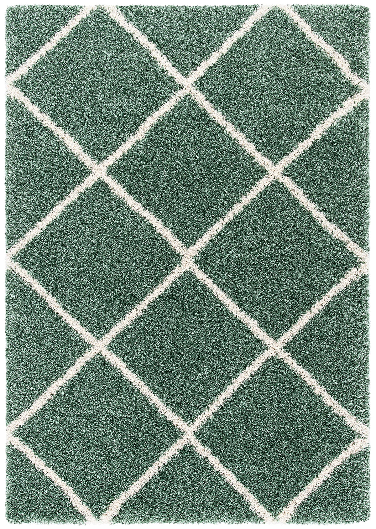 SAFAVIEH Hudson Shag Accent Rug 3'x5', Soft Plush Grey & Beige SGH281J