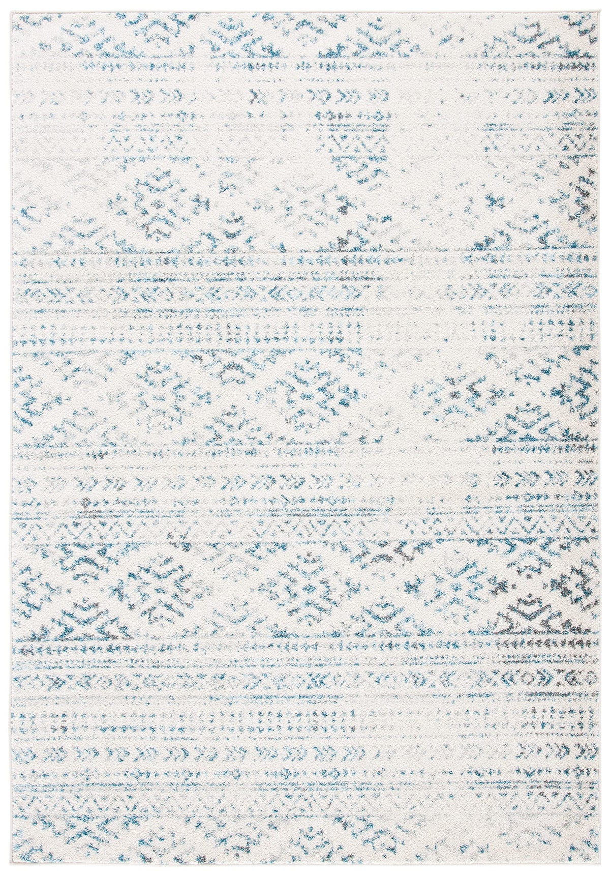 SAFAVIEH Tulum Area Rug 8x10, Large Ivory & Grey TUL272A