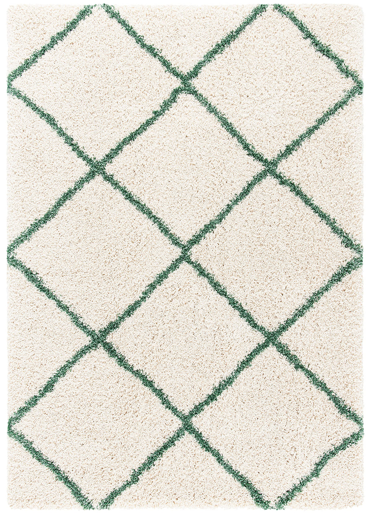 SAFAVIEH Hudson Shag Accent Rug 3'x5', Soft Plush Grey & Beige SGH281J