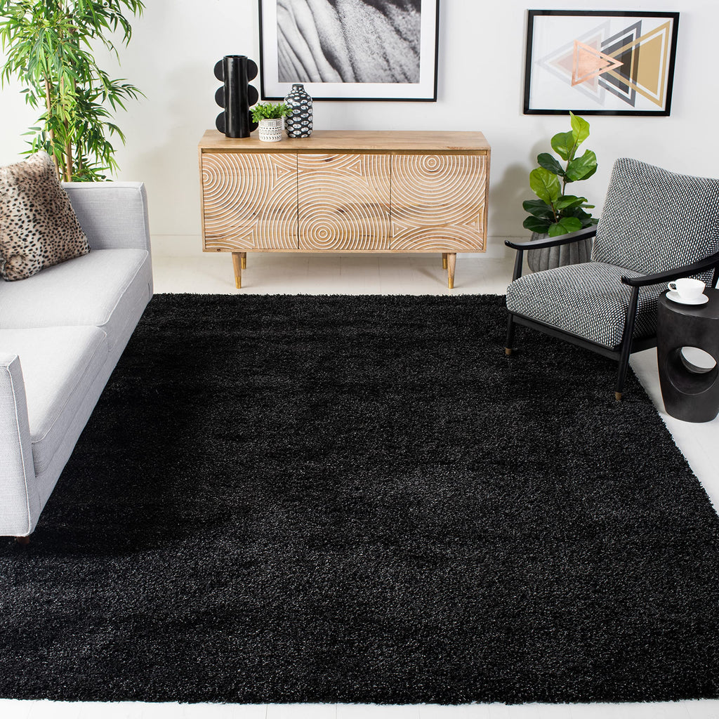 SAFAVIEH Area Rug 4x6 - California Shag Collection - Ivory, Non-Shedding & Easy to Clean, Ultra Plush Thick Pile, Ideal for Living Room, Bedroom, Dining Space (SG151-1212)