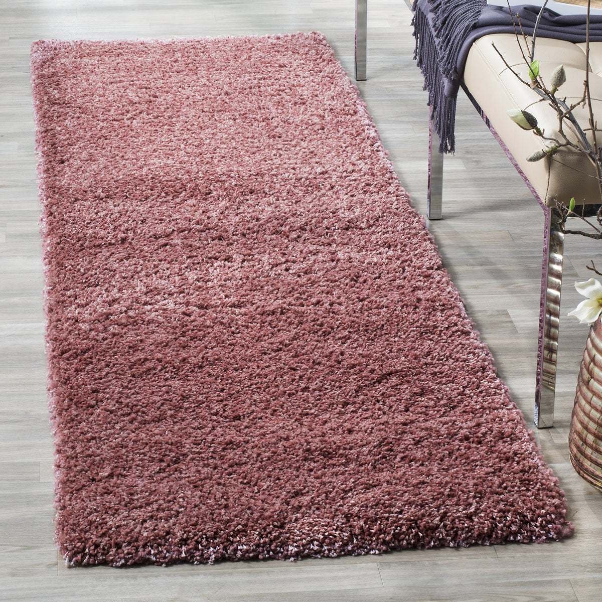 SAFAVIEH Area Rug 4x6 - California Shag Collection - Ivory, Non-Shedding & Easy to Clean, Ultra Plush Thick Pile, Ideal for Living Room, Bedroom, Dining Space (SG151-1212)