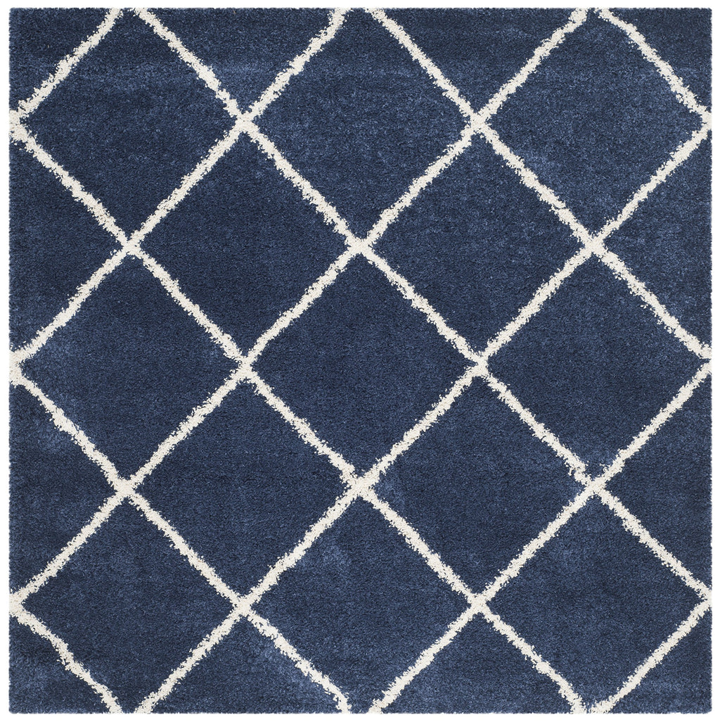 SAFAVIEH Hudson Shag Accent Rug 3'x5', Soft Plush Grey & Beige SGH281J