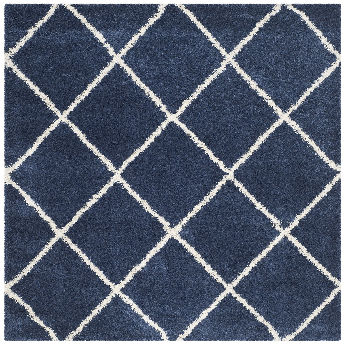 SAFAVIEH Hudson Shag Accent Rug 3'x5', Soft Plush Grey & Beige SGH281J